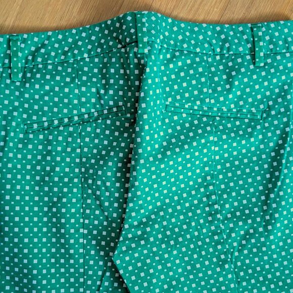 Gap Cropped Pants in Green & White - SZ 6 - Picture 5 of 8